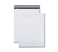 GPV Pochette d'expédition en polyéthylène opaque 31 x 41 cm avec bande de protection - Indéchirable et imperméable - Paquet de 10