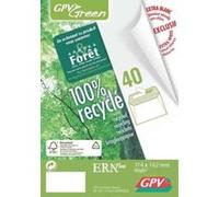 Gpv Enveloppes "Erapure" Dl 110 X 220 Mm, Sans Fenetre