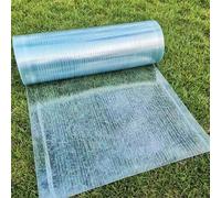 GQZJY Feuilles De Toiture en Plastique Panneaux en Polycarbonate De 0, 8 Mm pour Serre Feuille de Toit Transparente Résistante Aux UV Film De Toiture pour Véranda Extérieure(Size:1 * 10m,Color:0.8mm)
