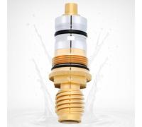 GR-47450000 Cartouche thermostatique GROHE 1/2' pour cartouche grohe 47450, compatible avec Grohtherm 1000, 2000, systèmes Auto 2000, contrôle de précision de la température, laiton
