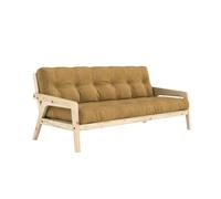 Grab Canapé-lit en pin laqué transparent/643 ocre doré