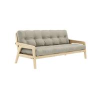 Grab Canapé-lit en pin laqué transparent/914 lin
