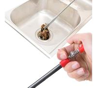 Grabber pour installations hydrauliques - Brosse pour tuyaux en | Nettoyeur pour égouts, avec crochet à 4 griffes, outil pour la collecte des bouchons d'évacuation, dispositif de retrait