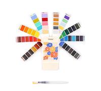 Grabie aquarelle portable 56 couleurs avec pinceau et palette