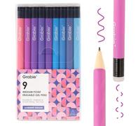 Grabie Stylos à encre gel effaçable, pour effacer les erreurs, encres de couleurs assorties pour dessiner, écrire, planifier (9 couleurs Stylos : Rêves lavande)