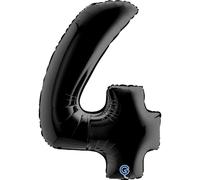 Grabo 044K-P Superloon Lot de 4 superloon Noir Taille unique 101,6 cm
