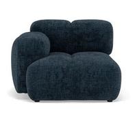 Lisa design Canapé module assise gauche - Bleu