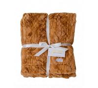 GRACED SOFT LUXURIES, Grande Taille, Douce, Chaude, élégante, Confortable, en Fausse Fourrure, 152,4 x 203,2 cm, Camel