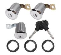 GraceGalaxy Lot de 3 Cylindres de Serrure de Porte avec 2 Clés, Barillet de Serrure pour Xsara Picasso,Berlingo,Partner,Modus, 9170.G3 9170.CW 252522