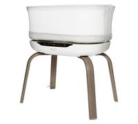 Graco Lit d'appoint Eluma Nest – berceau côté lit, détection des pleurs, Charcoal