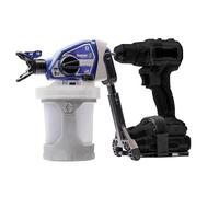 Graco TrueCoat 360 26D361 Pistolet sans Fil pour perceuse | Alimenté par votre propre perceuse sans fil, système FlexLiner, pulvérise dans toutes les directions