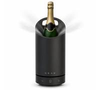 Grad No.1 – 2026 Black Edition Refroidisseur de vin électrique | Portable | Contrôle précis de la température | Batterie rechargeable | Noir mat