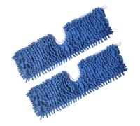 GRADENEVE 2pcs Lingettes de Nettoyage en Chenille pour Sols Humides, Remplacement Facile sans Traces, Adaptées pour Balai Plat, pour Bureaux et Maison