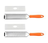 GRADENEVE 2pièces Râpe Multifonction Inox pour Légumes et Fromage Lames Précises pour Tranches et Râpures Uniformes Ustensile Cuisine Pratique et Professionnel