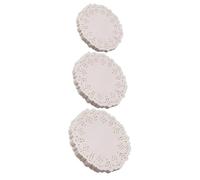 GRADENEVE 450 Feuilles de Papier Dentelle Blanc à Goûter Absorbant L'huile en Pâte de Bois, et Résistantes pour Usage Domestique et Garniture à Pizza