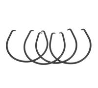 GRADENEVE 4pcs Poignées de Rechange pour Théière Ronde en Acier Inoxydable, Finition Noire Mate Élégante, Prise Confortable Antidérapante, Accessoires pour Théière, Compatibles Bouilloire,