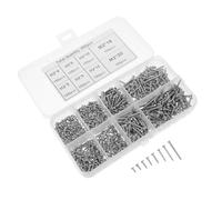 GRADENEVE 800 Pièces Vis Kit Polyvalent Autotaraudeuses Tête Ronde Acier avec Différentes Tailles pour Travail du Bois et Tôle pour Bricolage et Réparation