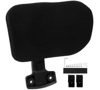 GRADENEVE Accessoire Rehausseur de Dossier de Chaise de Bureau Noir Réglable en Hauteur Appui-tête Ergonomique en Tissu Mesh pour Bureau et Maison