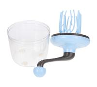 GRADENEVE Batteur à Œufs Manuel en Plastique Bleu, et Antidérapant Cuisine, Mélangeur Portable pour Pâtisserie et Crème Couleur Aléatoire