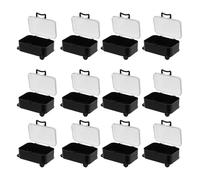 GRADENEVE Boîte à Bonbons Rangement Pratique Mini Valise Transparente en Plastique Lot de 12 Pièces, Design Créatif pour Mariage et Fête pour Petits Desserts