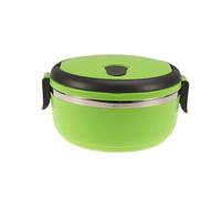 GRADENEVE Boîte à Lunch Isotherme Stockage des Aliments en Acier Inoxydable et Plastique, Double Couche Étanchéité et Prévention des Fuites pour Travail Réutilisable