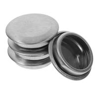 GRADENEVE Couvercle Décoratif Bouchon de Trou Robuste et Élégant pour Trou D'évier en Acier Inoxydable 4pcs, Compatible Lavabo et Évier Cuisine
