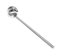 GRADENEVE Cuillère Cuisine en Acier Inoxydable Argentée, Grosse Spatule pour Wok Manche Long, pour Remuer et Cuire en Restaurant Cuisine Asiatique