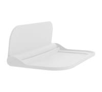 GRADENEVE Étagère Murale Pliante Rangement Pratique en Hips et PP Blanche Cadre Épais Design Simple et Élégant pour Maison et Hôtels