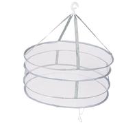 GRADENEVE Filet de Séchoir à Linge Pliable en Polyester Bleu, Double Couche, Panier à Linge pour Chaussures et Pulls, pour Usage Extérieur et Intérieur Couleur Aléatoire