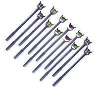 GRADENEVE Lot de 12 Stylos à Bille Chics de Petit Diable pour Halloween, Fournitures D'écriture en Pvc et Abs, pour Décorations Festives