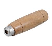 GRADENEVE Manche de Hache en Bois Massif avec Colliers Métalliques, Poignée de Remplacement pour Couteaux et Tournevis, Finition Polie pour Meilleure Prise en Main Cuisine