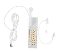 GRADENEVE Pompe à Eau Submersible Silencieuse Pompe de Fontaine Compacte en Plastique Blanc Circulation et Filtration USB pour Bassin et Aquarium