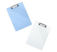 GRADENEVE Porte-bloc A4 en Plastique aux Couleurs Douces Simple pour Étudiants Planchette à Pince, pour Bureau et Écriture, Lot de 2 Pièces Couleur Aléatoire