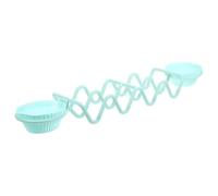 GRADENEVE Porte-tacos en Plastique Vert Creux à 4 Compartiments Détachable, Résistant la Chaleur, Support Multifonction Cuisine et Réunions à Domicile