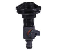 GRADENEVE Raccord Rapide Traversant pour Réservoir D’Eau avec Vanne Droite | Revêtement Caoutchouté, Joint Étanche et Anti-coup de Bélier, Kit avec Ruban D’étanchéité et Raccords Rapides