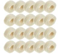 GRADENEVE Rondelles en Feutre de Laine Beige Rondes, Légères et Faciles à Remplacer, 100 Pièces pour Joint D'étanchéité Mécanique et Remplacement Industriel