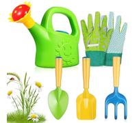 GRADENEVE Set D'outils de Jardinage à Main Râteau et Truelle en PP et Fer, Solide et Esthétique, Plantation Jardinage Extérieur