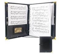 GraduatePro Chemises pour partitions, A4 porte partition chorale, Dossier de Partitions en PU Premium avec classeur à 3 anneaux, Pour musiciens,choristes et chanteurs