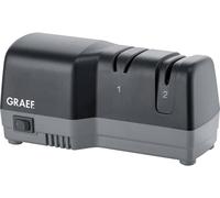 GRAEF Affûteur de couteaux CC82, noir, avec technologie CrissCross et Dizor pour un angle d'affûtage de 20 degrés – adapté aux couteaux de cuisine, de chasse et d'extérieur, facile à utiliser, grande