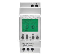 GRÄSSLIN 03.61.0001.1 talento Easy B1 Horloge programmable numérique avec programme annuel I 1 canal I 50 emplacements de mémoire I Montage sur rail DIN I 2 TE I Réglage 12/24h I avec réserve de march