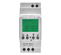 GRÄSSLIN 03.61.0002.1 talento Easy C1 Astro Horloge programmable numérique avec programme annuel et programme astronomique I 2TE I 1 canal I Montage sur rail DIN I Réglage 12/24h I Horloge programmabl