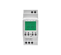 GRÄSSLIN 03.61.0001.1 talento Easy B1 Horloge programmable numérique avec programme annuel I 1 canal I 50 emplacements de mémoire I Montage sur rail DIN I 2 TE I Réglage 12/24h I avec réserve de march