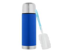 GRÄWE Bouteille isotherme 350 ml, bouteille en acier inoxydable, thermos, bouteille isotherme pour le déplacement avec gobelet, anti-fuite, passe au lave-vaisselle, bleu