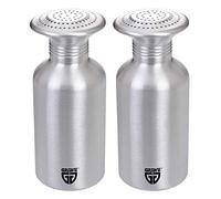 GRÄWE Lot de 2 saupoudreurs à frites en aluminium, salière et épices