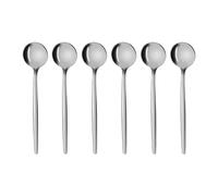 GRÄWE Lot de 6 cuillères à expresso Provence en acier inoxydable - Passe au lave-vaisselle - Petite cuillère