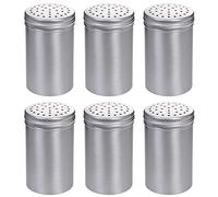 GRÄWE Lot de 6 saupoudreurs à frites en aluminium - Salière et épices (6 saupoudreuses à épices)