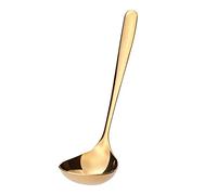 GRÄWE Petite cuillère à sauce en acier inoxydable doré pour sauces, vinaigrettes et sauces, cuillère de service polyvalente, passe au lave-vaisselle