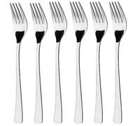 GRÄWE Würzburg Lot de 6 fourchettes de Table en Acier Inoxydable