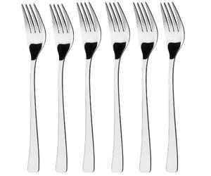 GRÄWE Würzburg Lot de 6 fourchettes de Table en Acier Inoxydable