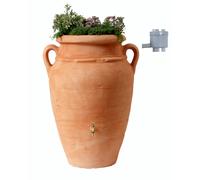 Graf Cuve récupérateur d'eau amphore murale Antik 260 L Robinet + collecteur Terracotta